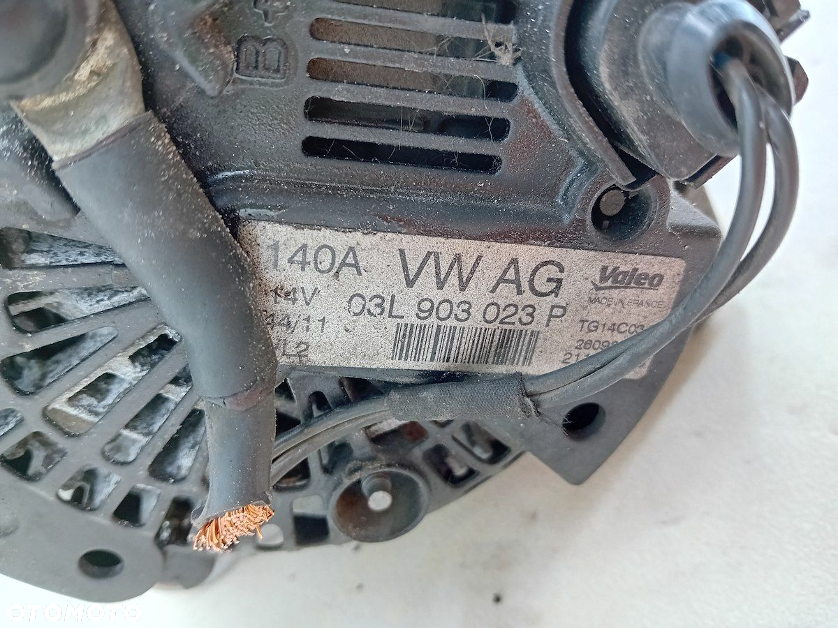 ALTERNATOR SKODA SUPERB II 2.0 TDI KOMBI 03L903023P TG14C03 - 8