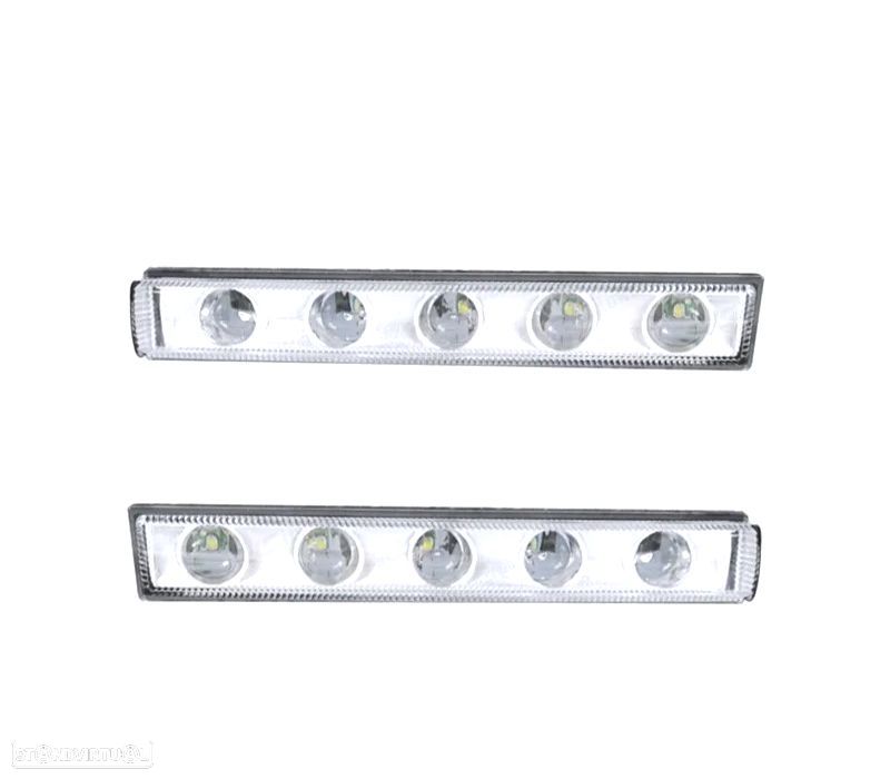 LUZES DIURNAS MERCEDES CLASSE G W463 89-18 LOOK AMG G65 BRANCO - 2