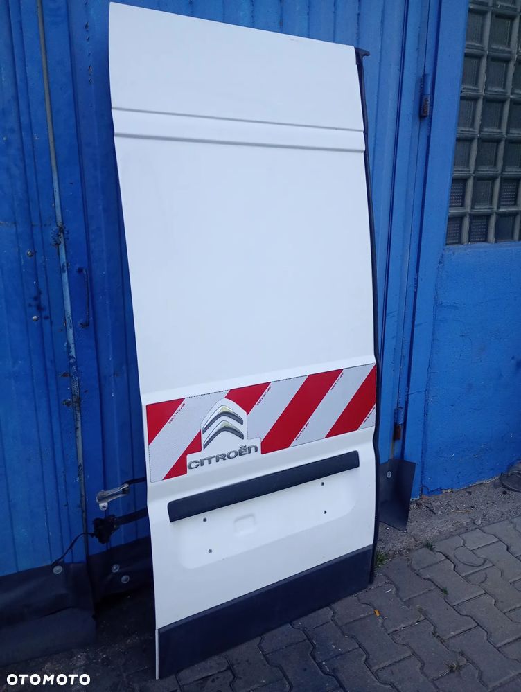 F.V Fiat Ducato BIAŁE Drzwi LEWE TYLNE H2 uzbrojone KOMPLETNE  PEUGEOT BOXER DRZWI TYLNE BIAŁE  CITROEN JUMPER - 1