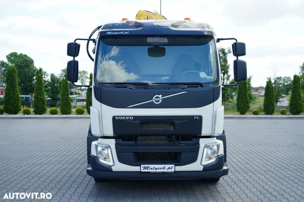 Volvo FL 280 / 4x2 / LIVRARE - 7,2 M / MACARA HDS HYVA HB 150- 10 M / CAPACITATE MAXIMĂ DE RIDICARE 5.200 KG / ROTATOARE / TELECOMANDĂ / CAMERĂ / EURO 6 - 13