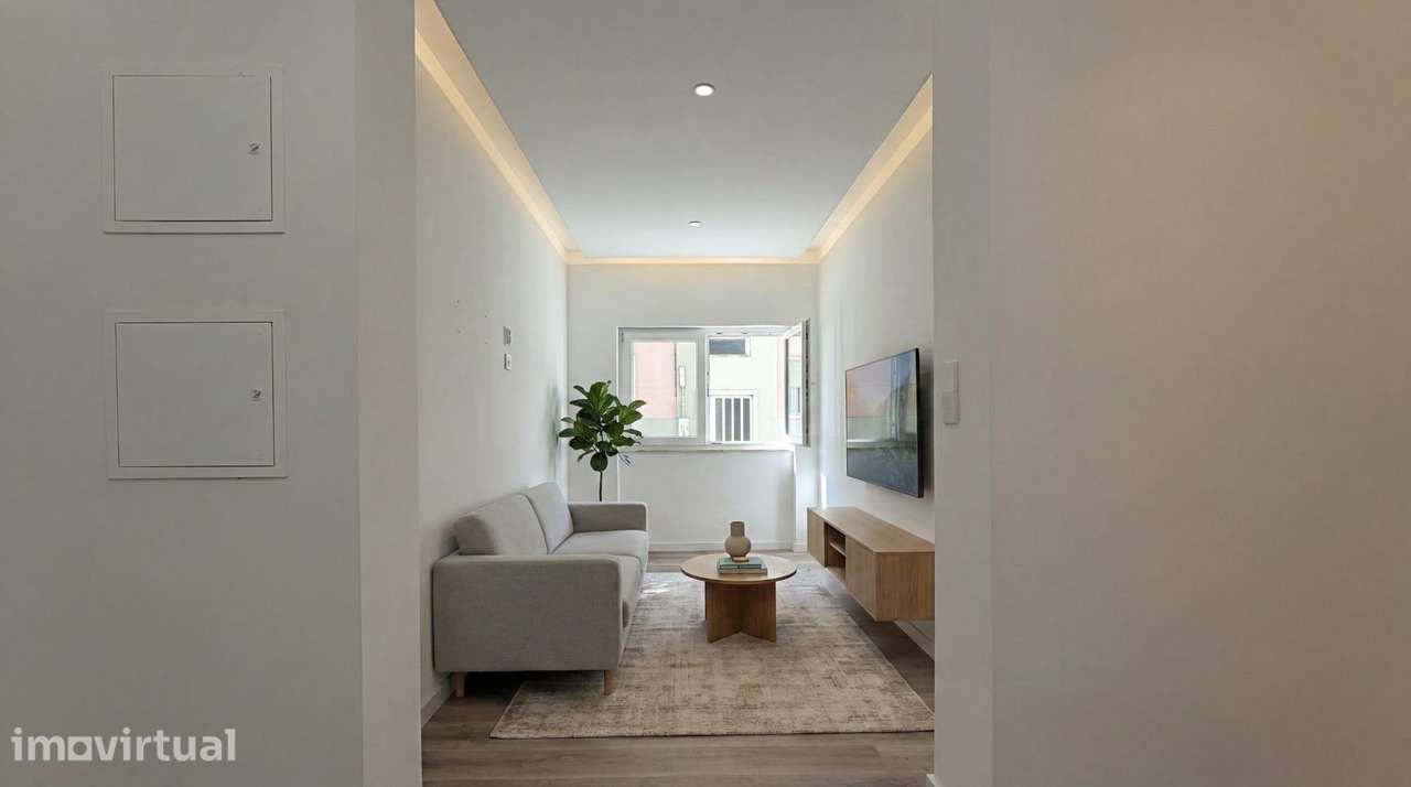Apartamento T3 Renovado com Terraço Privativo | Setúbal - Grande imagem: 3/21