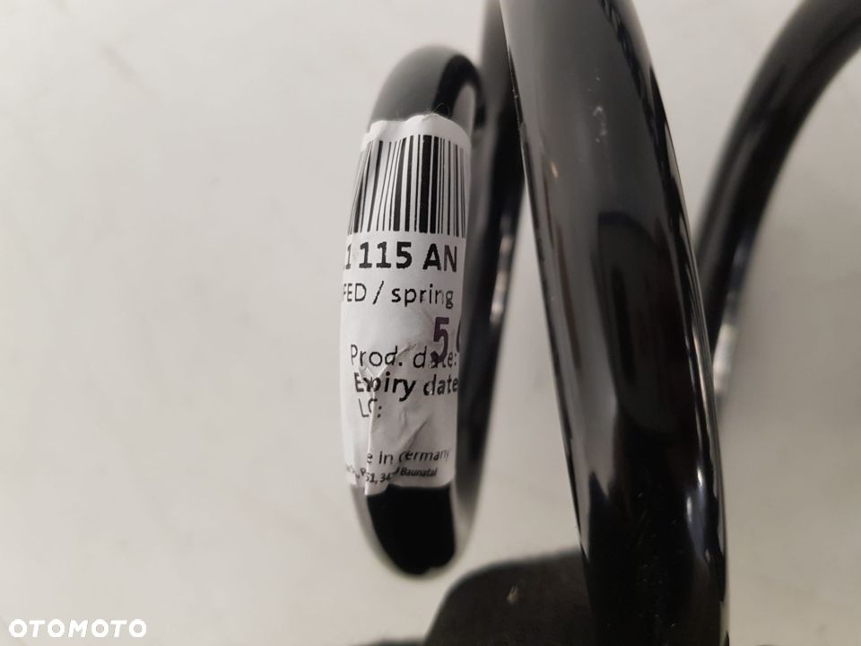 SPRĘŻYNY ZAWIESZENIA TYŁ TYLNE VW GOLF 7 T-ROC 5Q0511115AN NOWE ORYGINAŁ OEM - 6