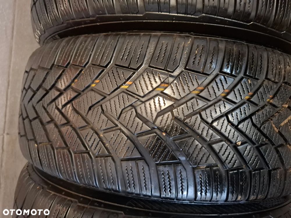 4x koła alufelgi felgi aluminiowe opony zimowe 215/55 R16H Continental Contiwintercontact TS850 SEAT Audi Skoda Volkswagen Et50 6,5x16H2 rok 2014 bieżnik 5,5 mm - 8