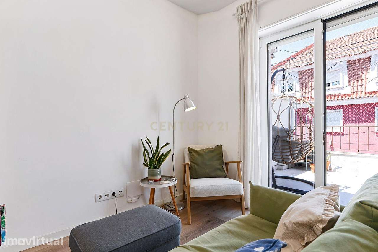 Apartamento T1 com terraço em Campolide - Grande imagem: 3/17