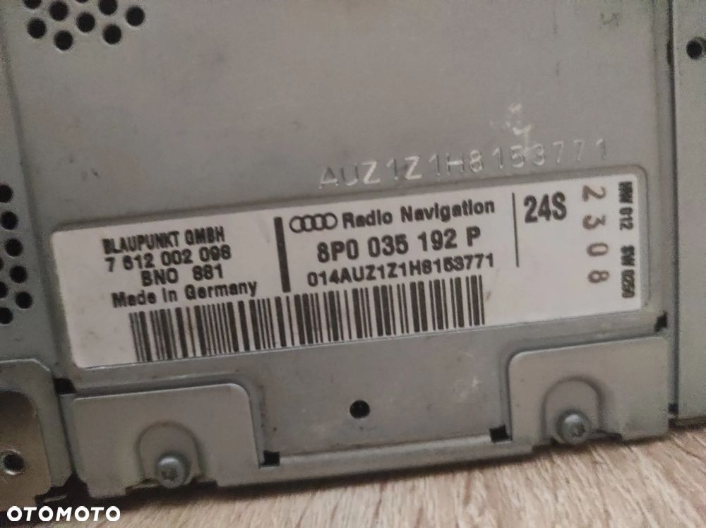 RADIO AUDI NAWIGATION MMI AUDI A3 8P LIFT 2DIN 8P0035191P ROZKODOWANE WYSYŁKA !!!! - 4