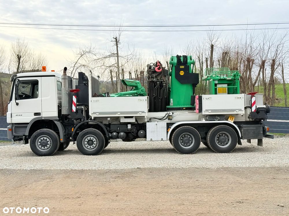 Mercedes-Benz * HDS Palfinger 150002 + FLY JIB PJ 170 * Mercedes Actros 8x6 * Dźwig * 40 TON * Wyciągarka * 35 Metrów * Kosz * - 9