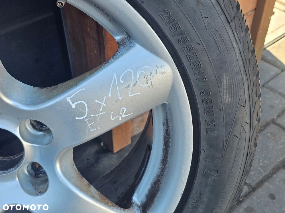 FELGI ALUMINIOWE KOŁA OPONY OPEL INSIGNIA R 17 5x120 ET42 215/55/17 - 12
