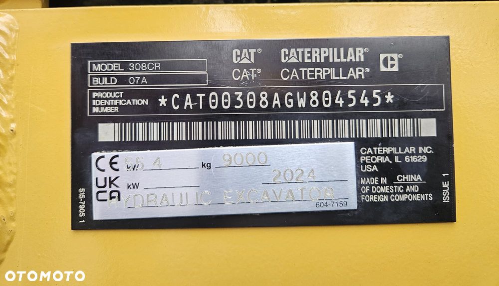 Caterpillar CAT 308 CR | 2024 | 1684 MTG | POWERTILT 308 E2 307 309 310 308E2 - 27
