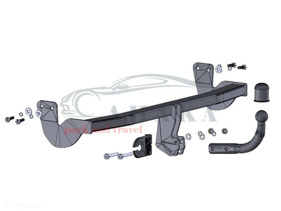 Hak Holowniczy Odkręcany Do Citroen C3 Ii Hatchback 2010-2016 - 3