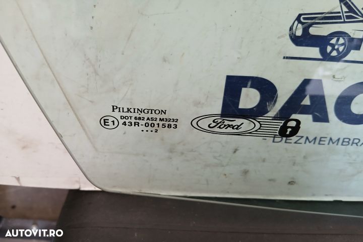 Geam usa fata dreapta 43R-001583 43R-001583 Ford Fiesta 5 [2001 - 200 - 2