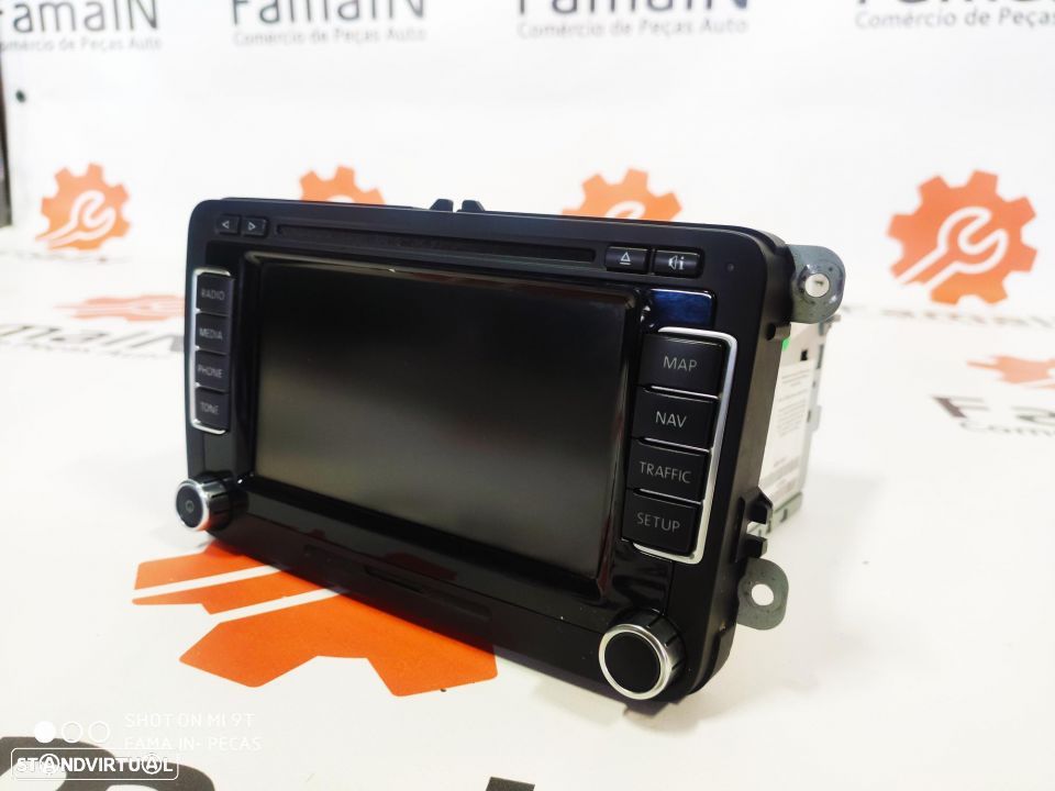 Rádio VW RNS 510 Bluetooth - VW Passat/VW Golf - 1