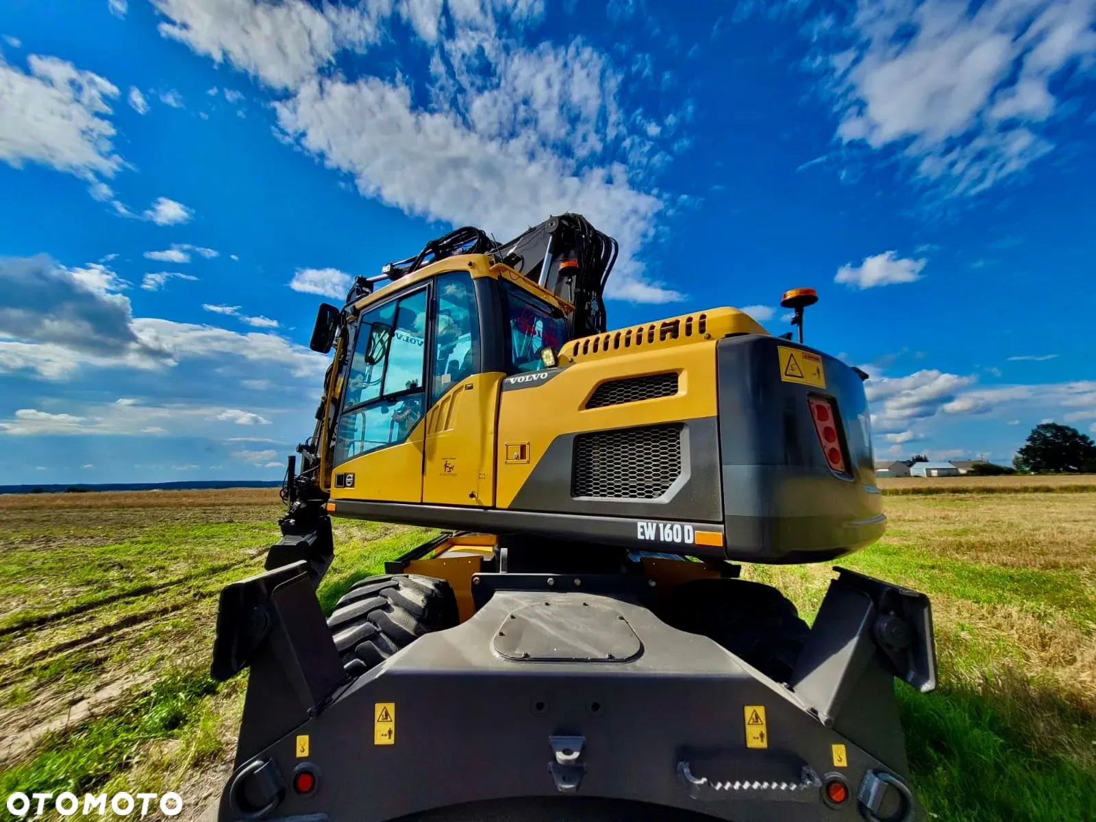 Volvo EW 160 D  Koparka Kołowa, Rototilt Rotator, 4 ŁYZKI Pług, Podpory - 35