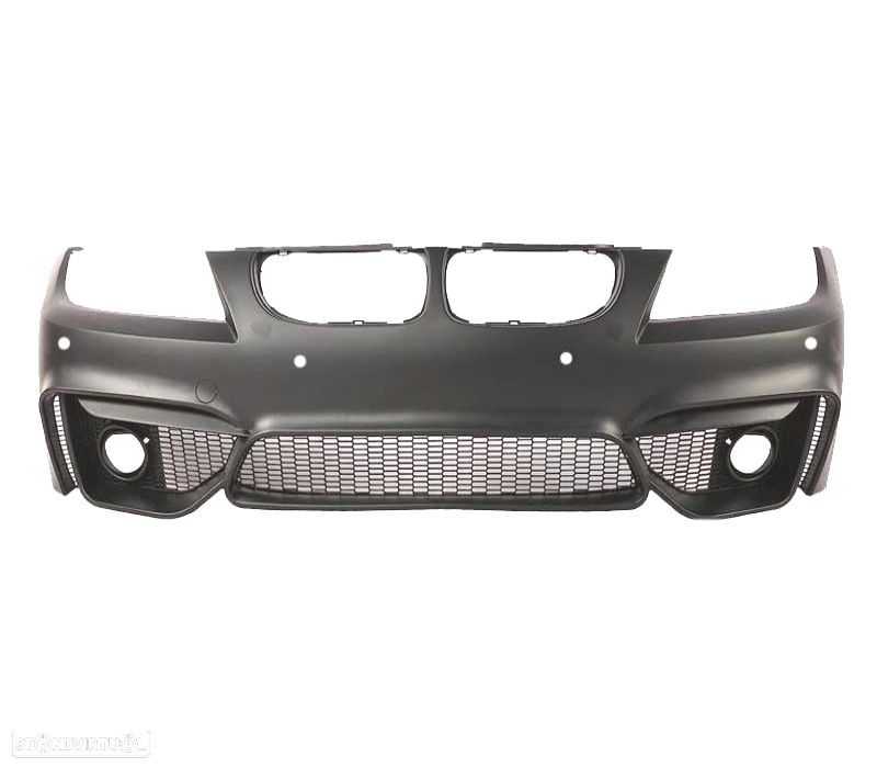 PARA-CHOQUES FRONTAL BMW E90 E91 08-12 LOOK M4 PDC GRELHAS NEVOEIRO + FAROIS DE NEVOEIRO FUMADOS - 3