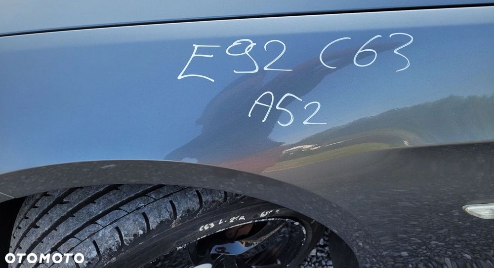 BŁOTNIK LEWY PRZÓD PRZEDNI BMW E92 E93 A52 SPACEGRAU C63 - 4