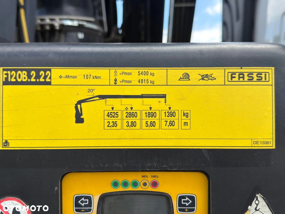 Renault T 380 * LAWETA 7,40 m * FASSI F120 B.2.22 + PILOT * STAN BDB - 13
