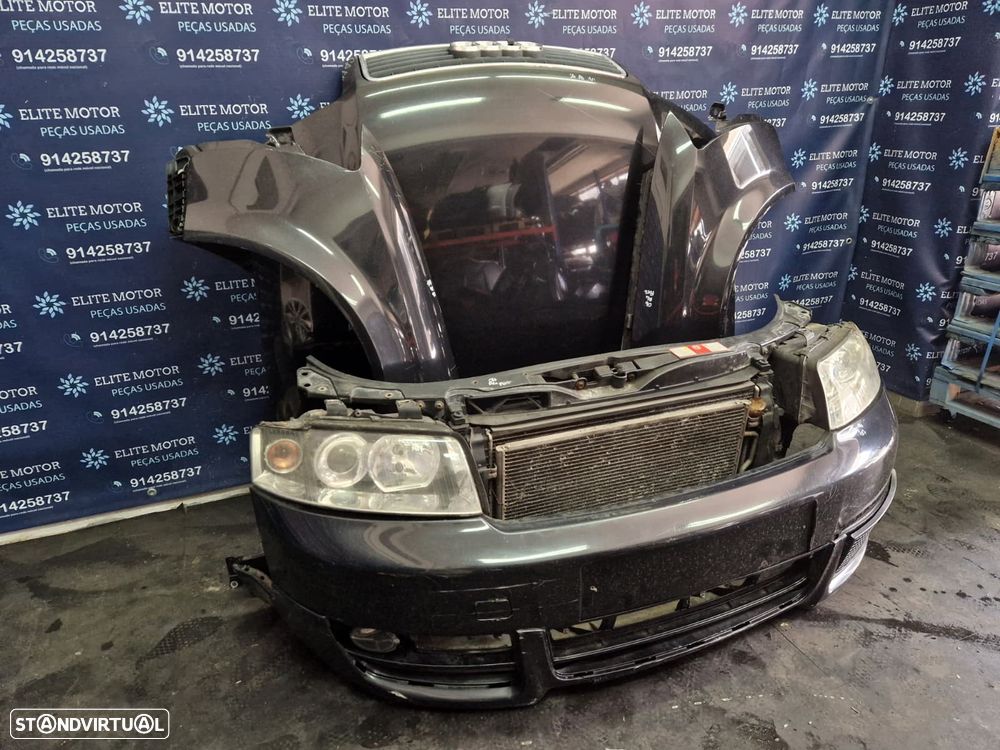 Frente completa usada AUDI A4 B6 3.0 V6 S-LINE capot parachoques guardalamas oticas radiadores - 1