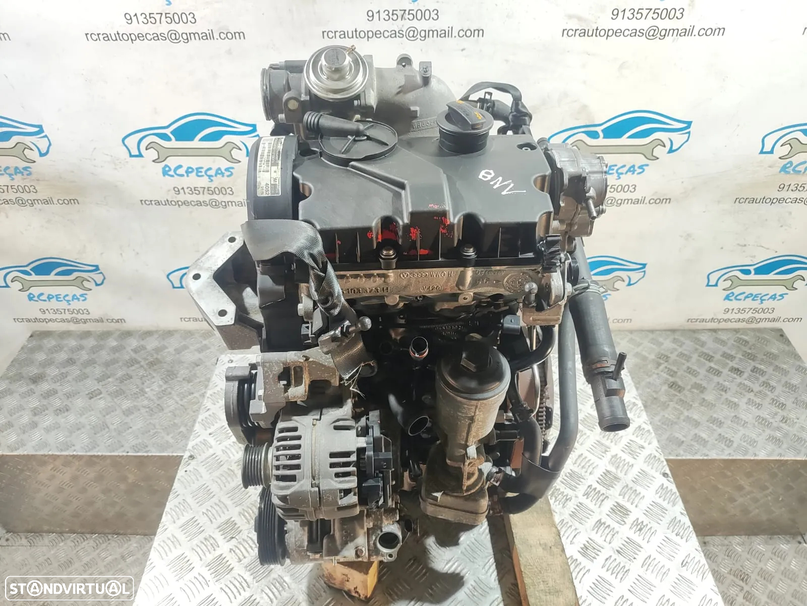 Motor Completo VWAG 1.4 TDI 6v 80cv BNV - 2