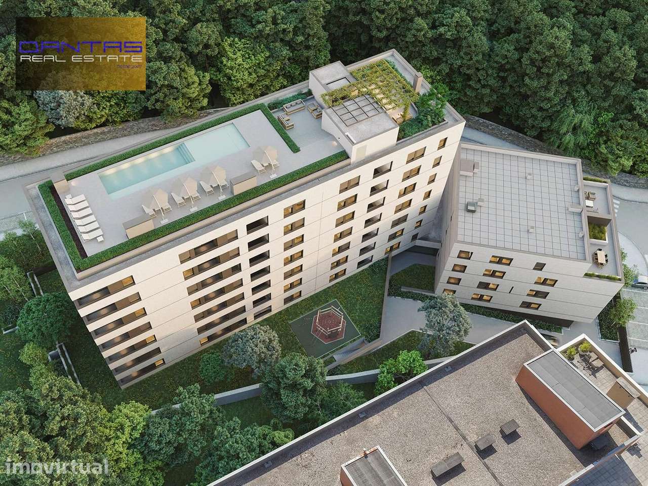 Apartamento de luxo em condomínio fechado com piscina panorâmica - Grande imagem: 2/8