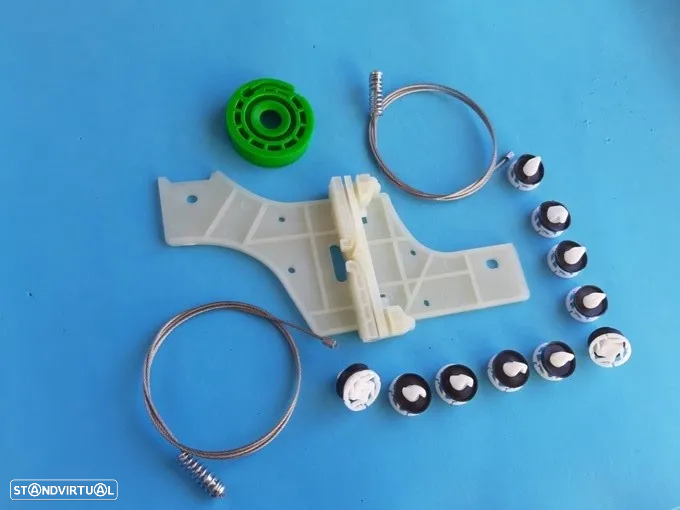 Kit reparação elevador vidros Peugeot  206, 207, 306, 308, 406, 407, 508, 607 - 2