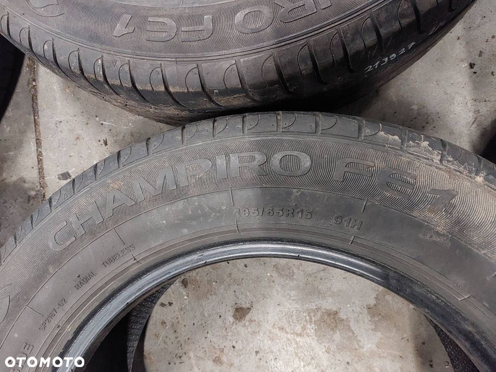 OPONY LETNIE 4 SZT 195/65R15 2014R GT RADIAL CHAMPIRO FE1 - 6