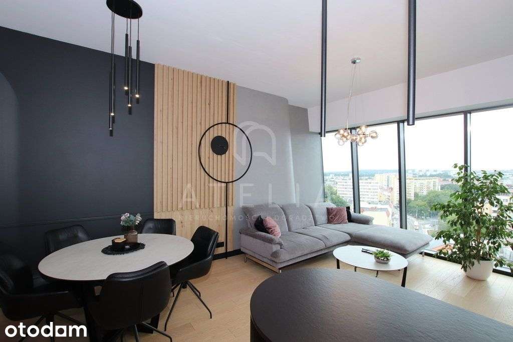 Apartament 3 pokoje z loggią w Hanza Tower