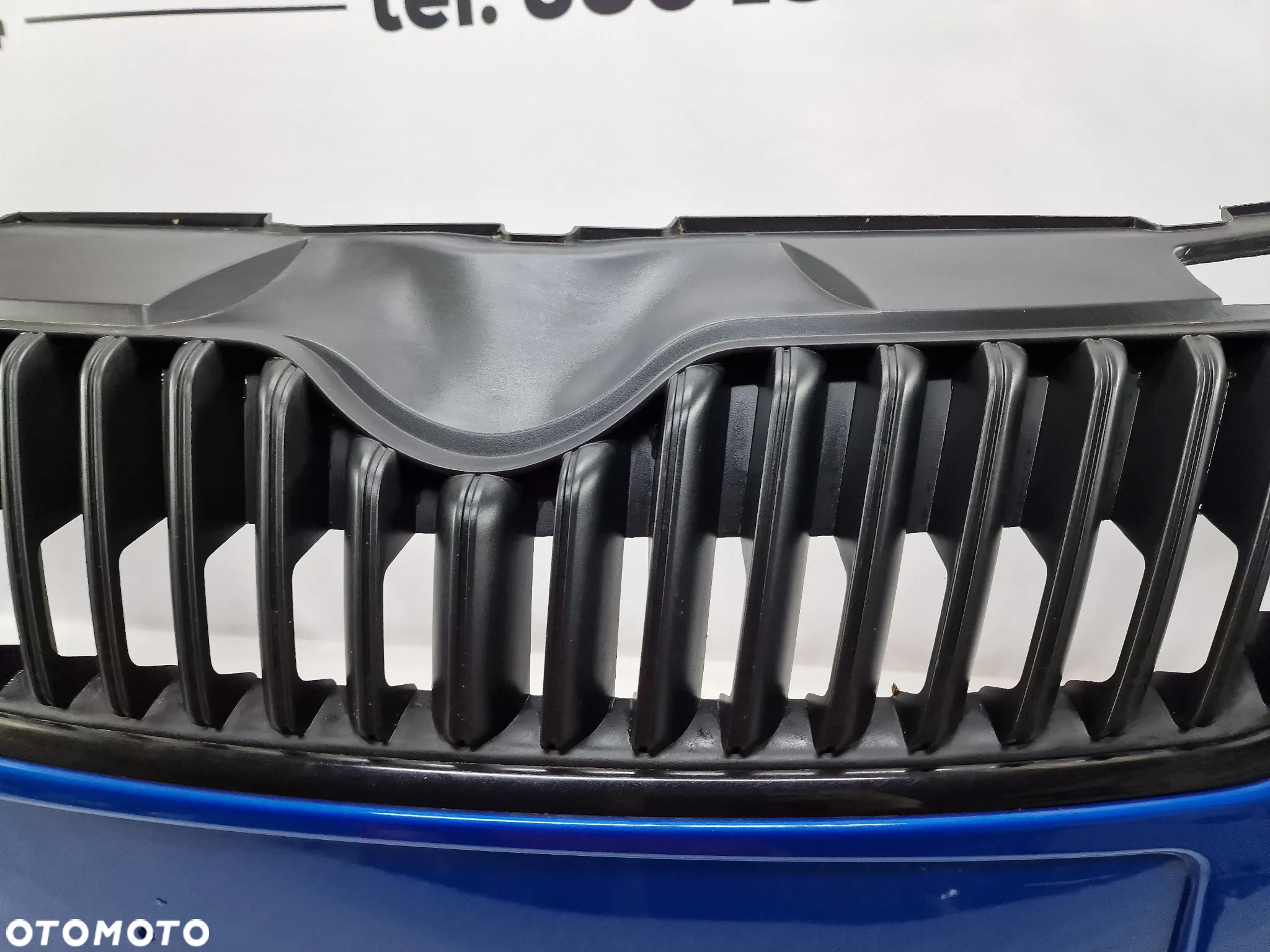 SKODA FABIA II LIFT MONTE CARLO MONTECARLO 09- ZDERZAK PRZEDNI PRZÓD + GRILL + KRATKA ŚRODKOWA + DOKŁADKA / SPOJLER NZ1352 - 11