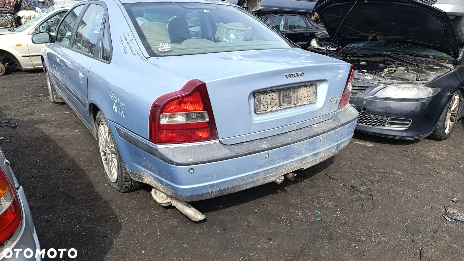 34566 volvo s80 I 2.8 R6 24V 272 km B6284T na części lakier 444-46 - 9