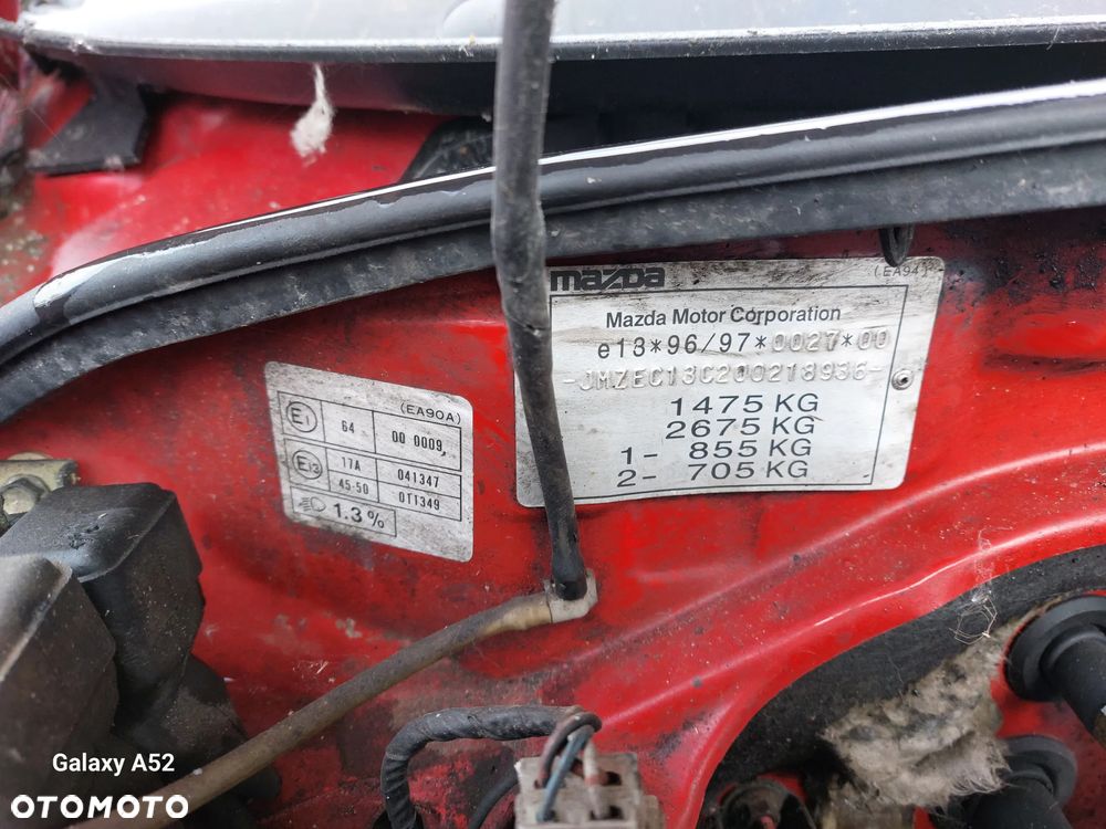 Maska MAZDA MX3 97R. zderzaki,lampy,drzwi,klapa..... - 9