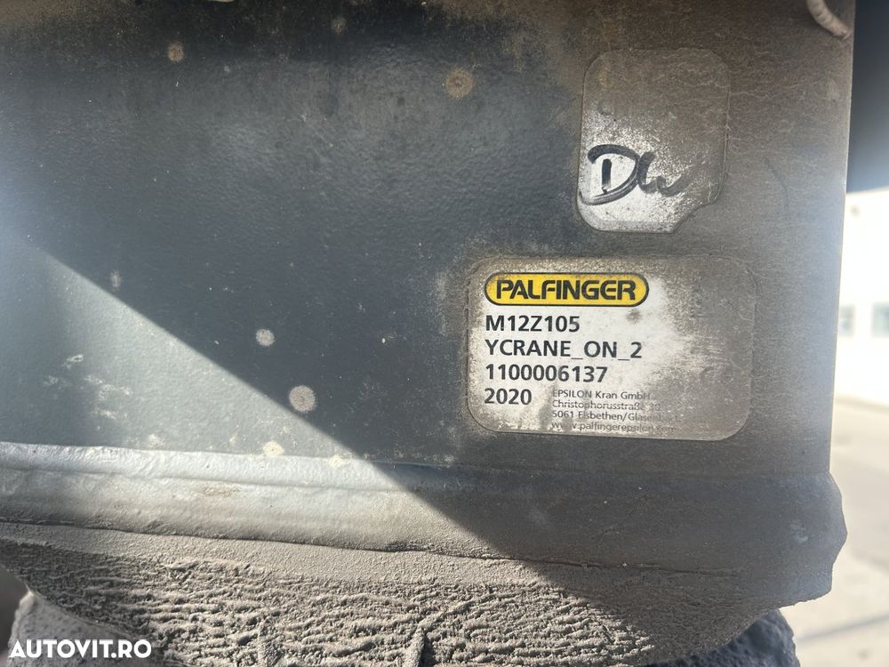 Mercedes-Benz Arocs 1858, 6x4, Palfinger M12Z, an 2020, factura externa - 18