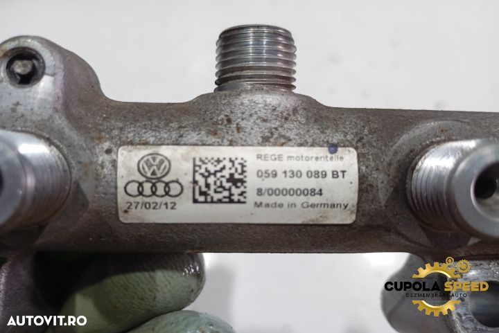 Rampa injectoare stanga 059130090CB 3.0TDI Porsche Cayenne 958 [2010 - 2