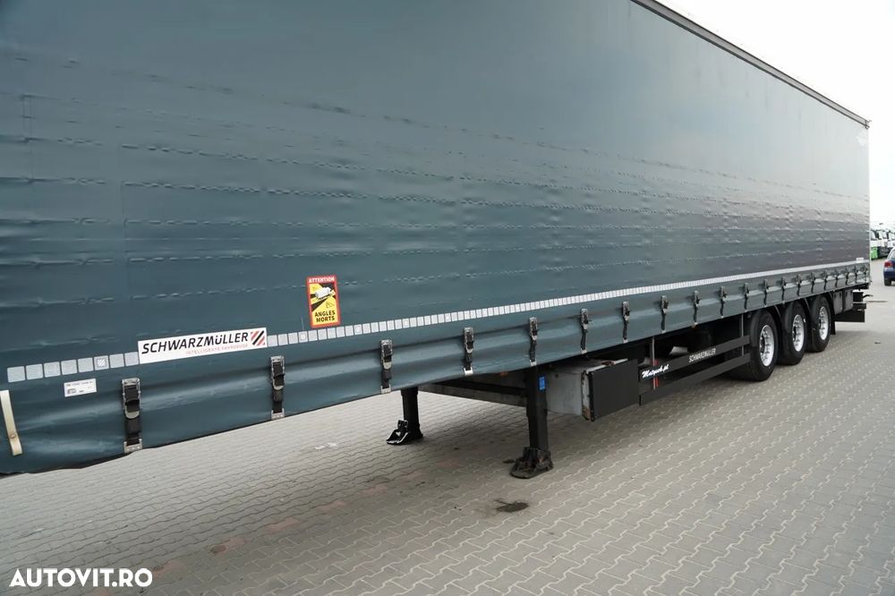 Schmitz Cargobull / CORTINĂ / MEGA / PUNȚĂ RIDICATĂ / PUNȚI SAF / ACOPERIȘ RIDICAT / PRELATĂ ARMATĂ - 12
