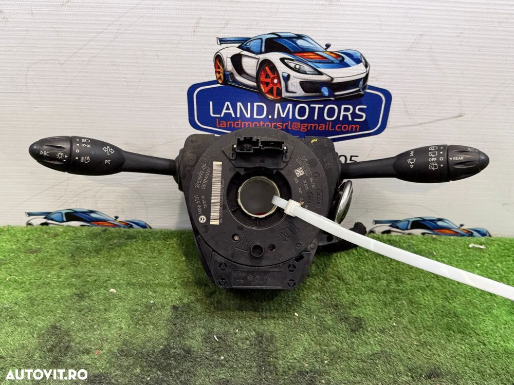 ANSAMBLU MANETE COMENZI VOLAN + SPIRA + CHEIE MINI COOPER D COUNTRYMAN R60 1.6 DIESEL 2011 COD OEM 3453992-04 / 61319253770 / 9253770 / HATCHBACK 2010-2016 - 1