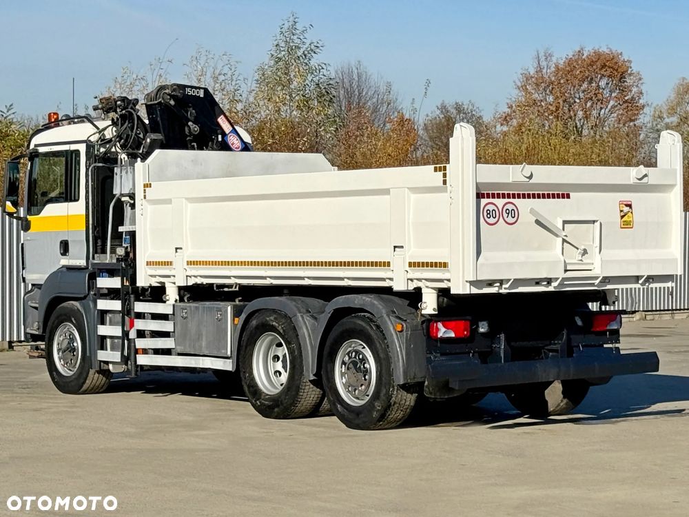 MAN TGS 28.320 *WYWROTKA 5,05 m * HMF 1500 - K2 * STAN BDB - 8