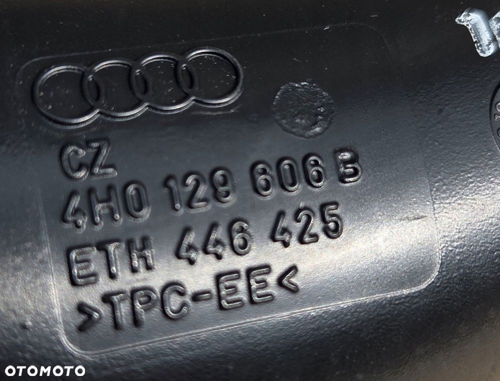 audi oe a8 d4 lift 3.0 tdi rura dolot przewód filtra powietrza 4h0129606b - 2