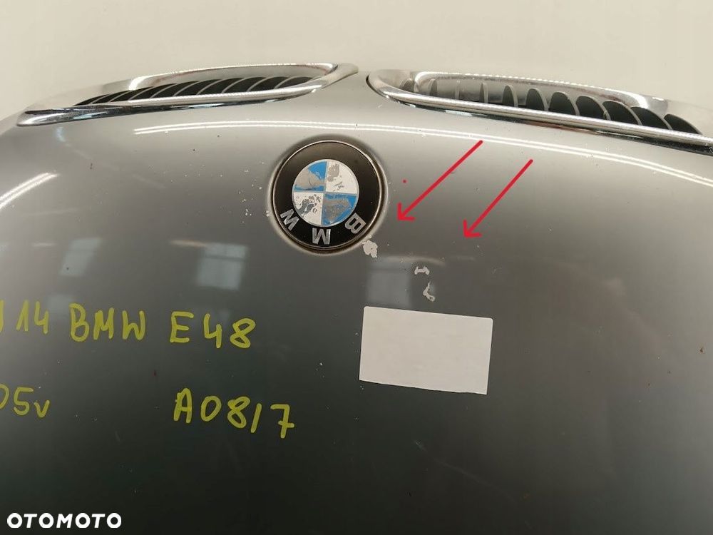 MASKA POKRYWA SILNIKA GRILL BMW 3 E46 LIFT 01-05 A08/7 - 5