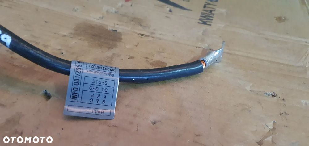 Klema minusowa akumulatora Mercedes A-Klasa W169 A2205400031 - 3