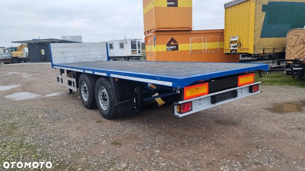 Schmitz Cargobull 21.000zł netto TANDEM 7.45M GÓRNY ZACZEP PLATFORMA  PODUSZKA ST.BDB MOŻLIWOŚĆ TRANSPORTU - 4