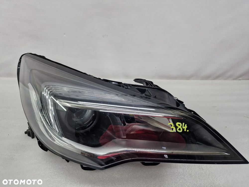 OPEL ASTRA K V 16- PRAWA LAMPA PRZEDNIA PRZÓD SOCZEWKA LED + H7 , NR 39047199 , NR AUKCJI LA384 - 1
