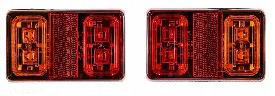 Lampa tylna LED do przyczepki przyczepy LAWETY - 1