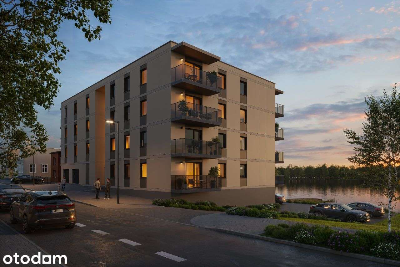 M08 APARTAMENTY Orla 3, Piętro, 44m2, 2 pok, Centrum, Widok na jezioro - Pełny obrazek: 5/25