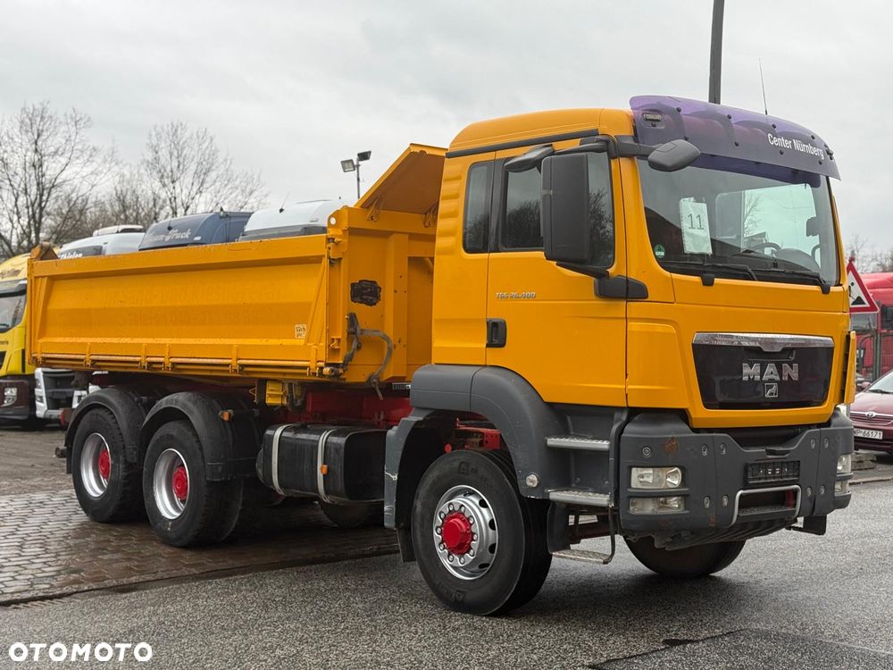 MAN TGS 26.400 / 6X6 HYDRODRIVE / MANUAL / MEILLER KIPPER 3-STRONNY / BORDMATIC Z NIEMIEC - 5