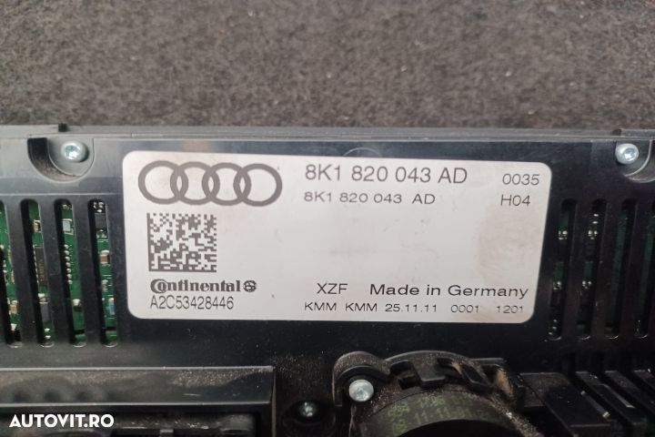 Comanda clima 8K1820043AD 8K1820043AD Audi A5 8T [facelift] [2011 - 2 - 4