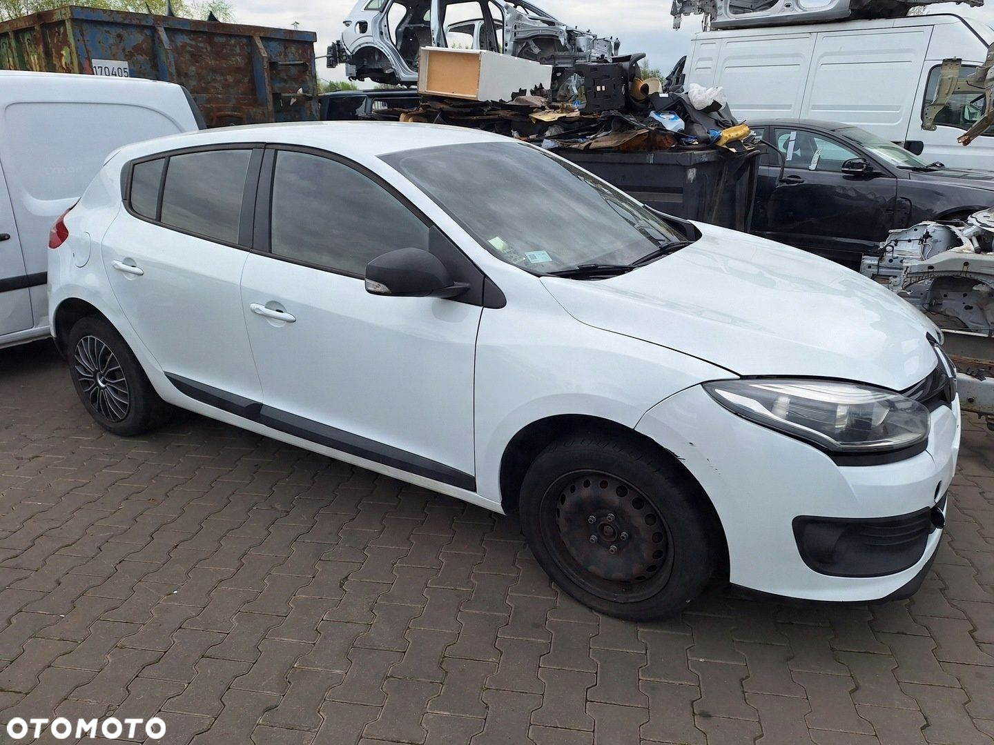 RENAULT MEGANE 3 III LIFT 08-15 KOMBI  HB 5D CZARNE LUSTERKO LEWE .-PIN - 3