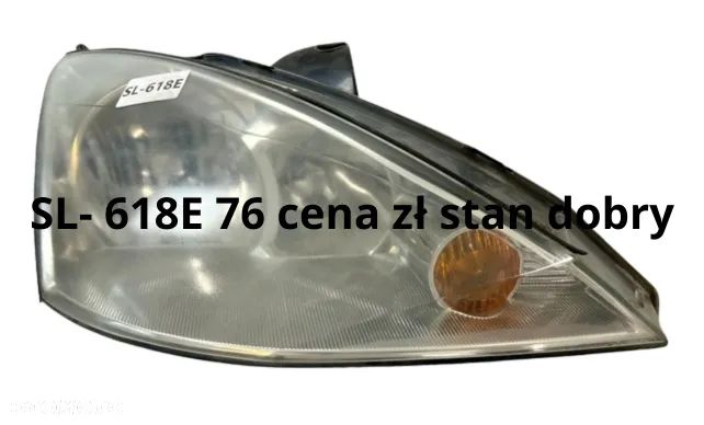 Fiat Idea Multipla Lift 04-12r 08-661-1144R  51747604 /  Ford Focus MK1 02 Lift Lampa prawy przód reflektor prawy 2M51-13W029-BD / HYUNDAI Atos Prime 92202-055 99>03 Tania wysyłka 10 zł - 1