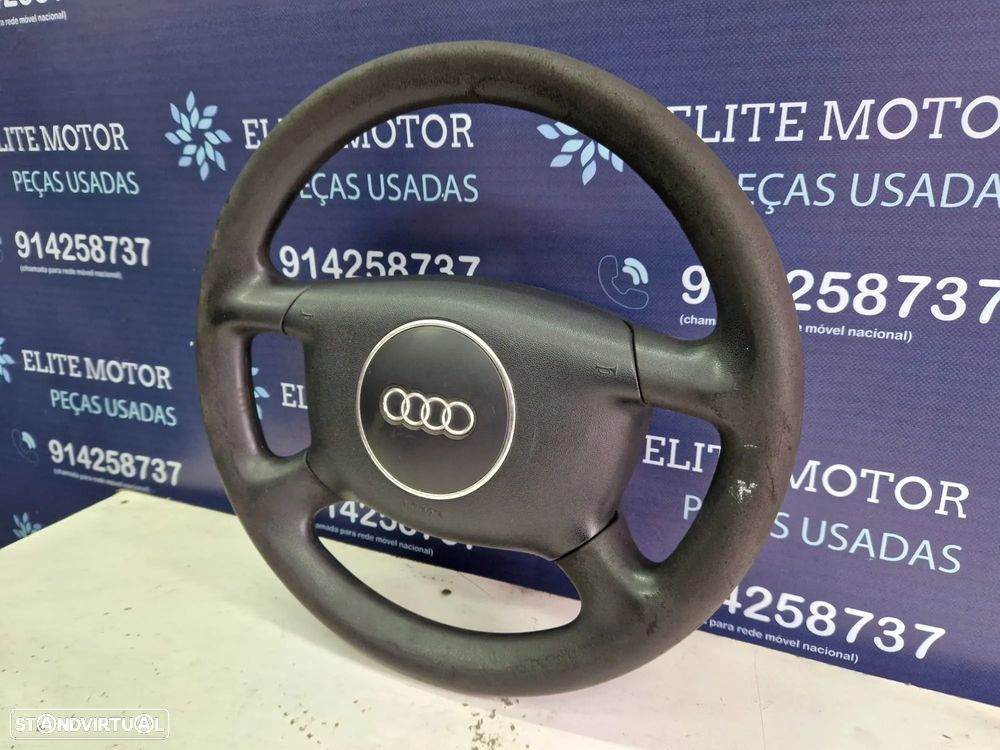 Volante usado borracha com airbag AUDI A3 8P 4 BRAÇOS