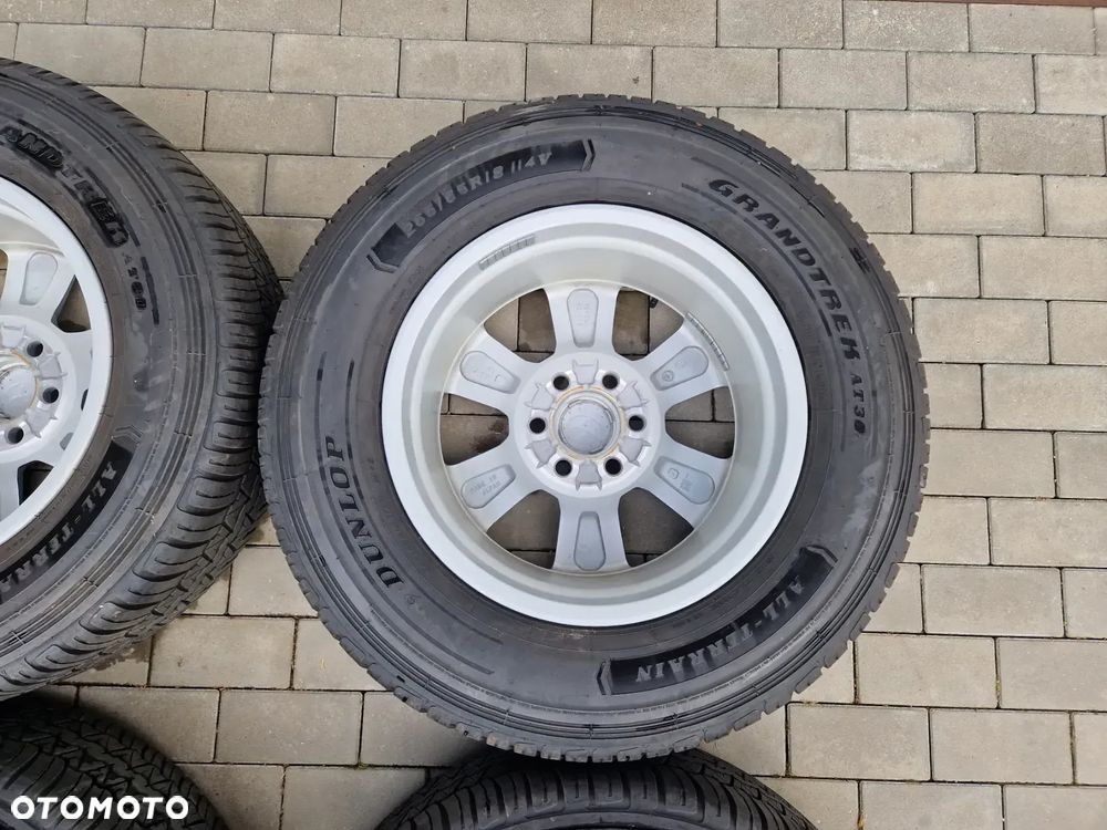 KOŁA CAŁOROCZNE TOYOTA LAND CRUISER 300 DUNLOP GRANDTREK ALL-TERRAIN AT30 114V  M+S 07/21, 265/65/R18, 7,5Jx18 ET60 6x139,7 - NOWE ORYGINALNE - 14