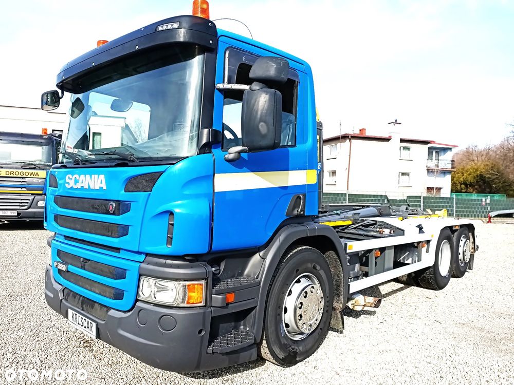 Scania P320 6x2 Hakowiec Marrel , oś skrętna - 15
