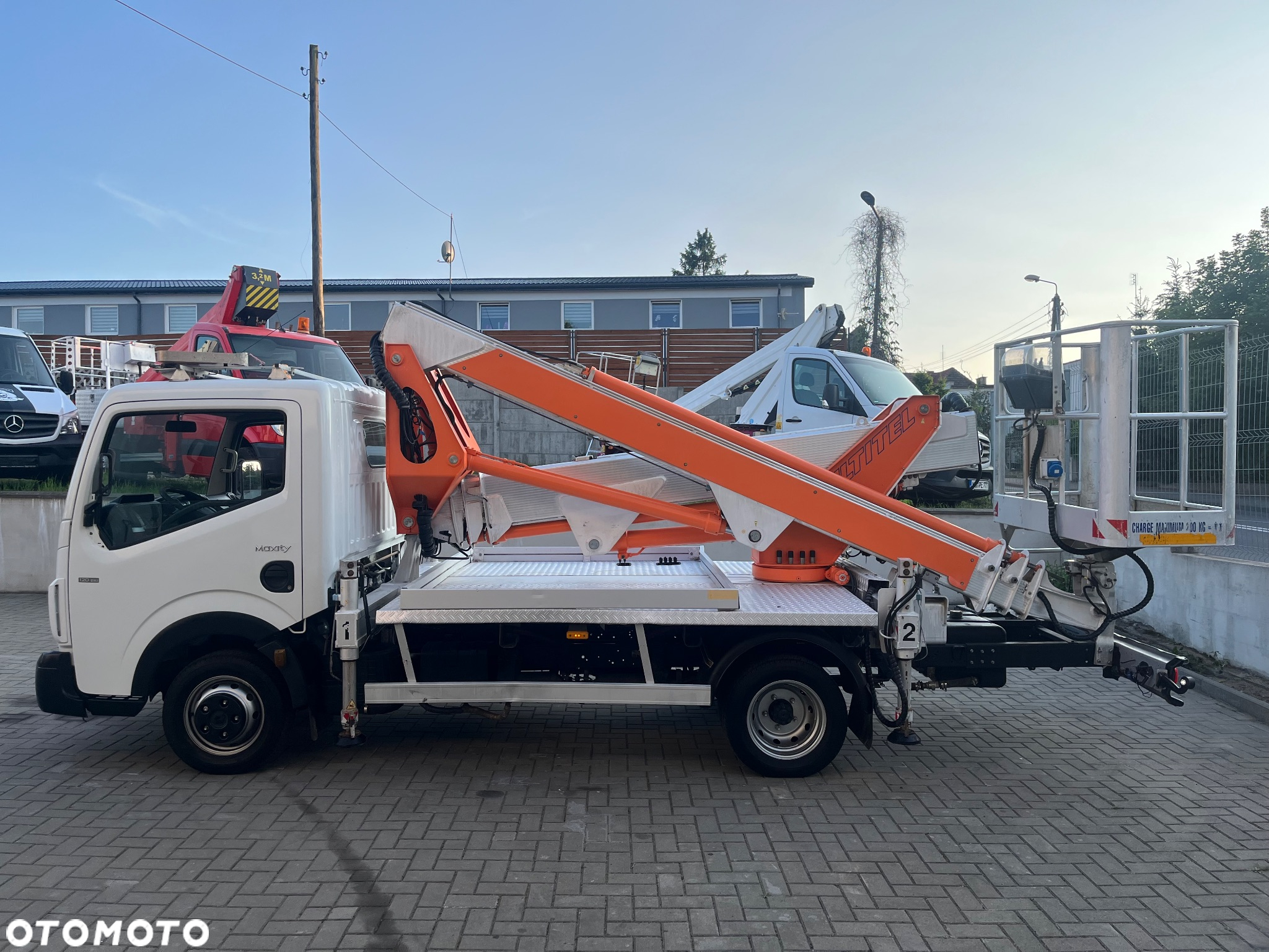 Renault Podnośnik Koszowy Multitel mx210 21 Metrów 10 w Bok jak Wumag Ruthmann Gsr - 4