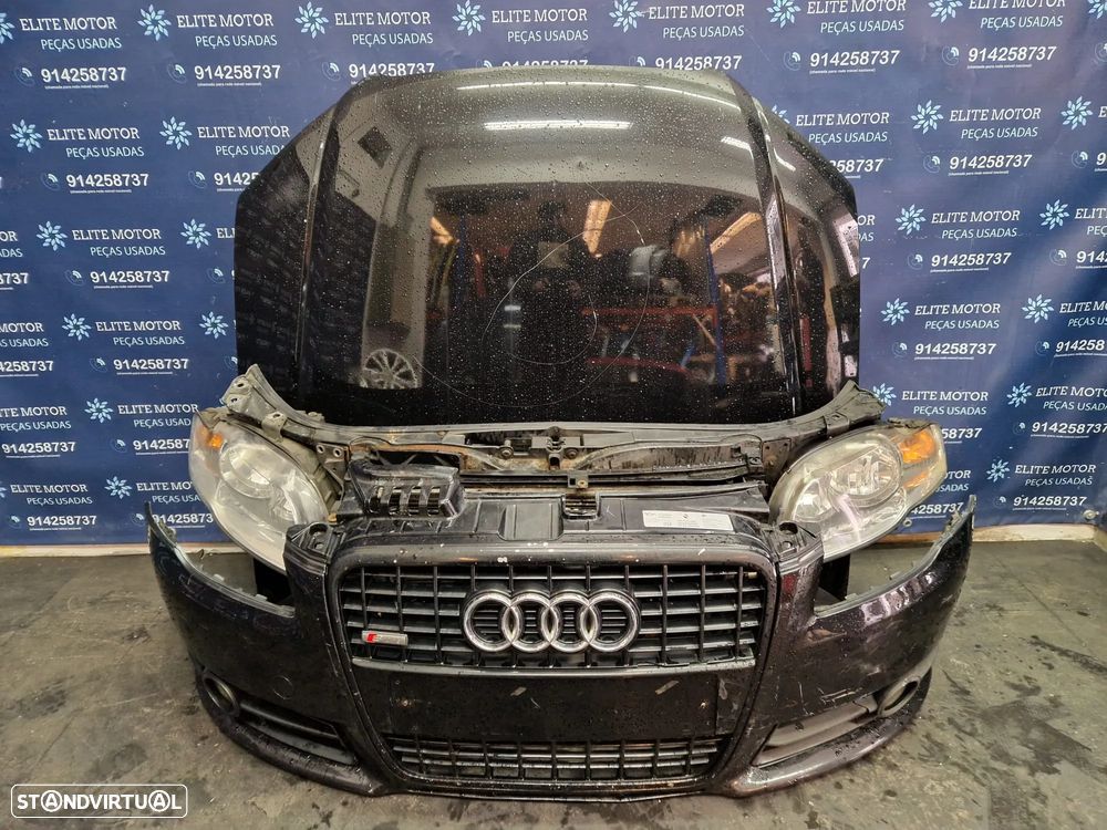 Frente completa usada AUDI A4 B7 S-LINE 2.0 TDI 140CV capot parachoques oticas radiadores guardalamas - 3