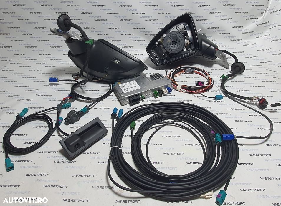 SET AREA VIEW 360 VW TIGUAN AD1 Oglinzi Rabatabile Electrice Camera - 7